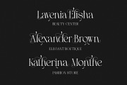 Olleca Elegant Classy Serif Font, a Serif Font by RantautypeStudio (Thumbnail 16 of 19)