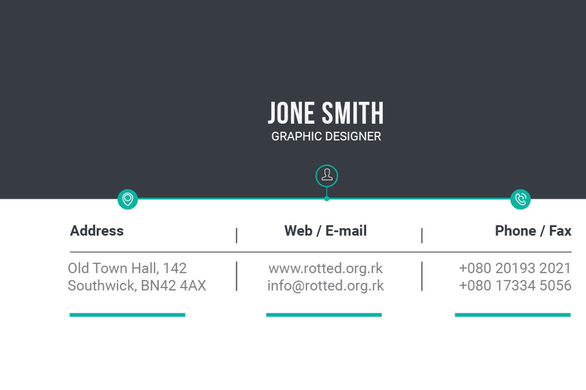 Ifta Business Card, a Business Card Template by DesignGhar (Photo 4 of 5)