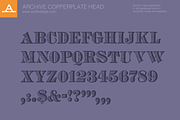 Archive Copperplate Head, a Font by Archive Type Fonts (Thumbnail 3 of 3)