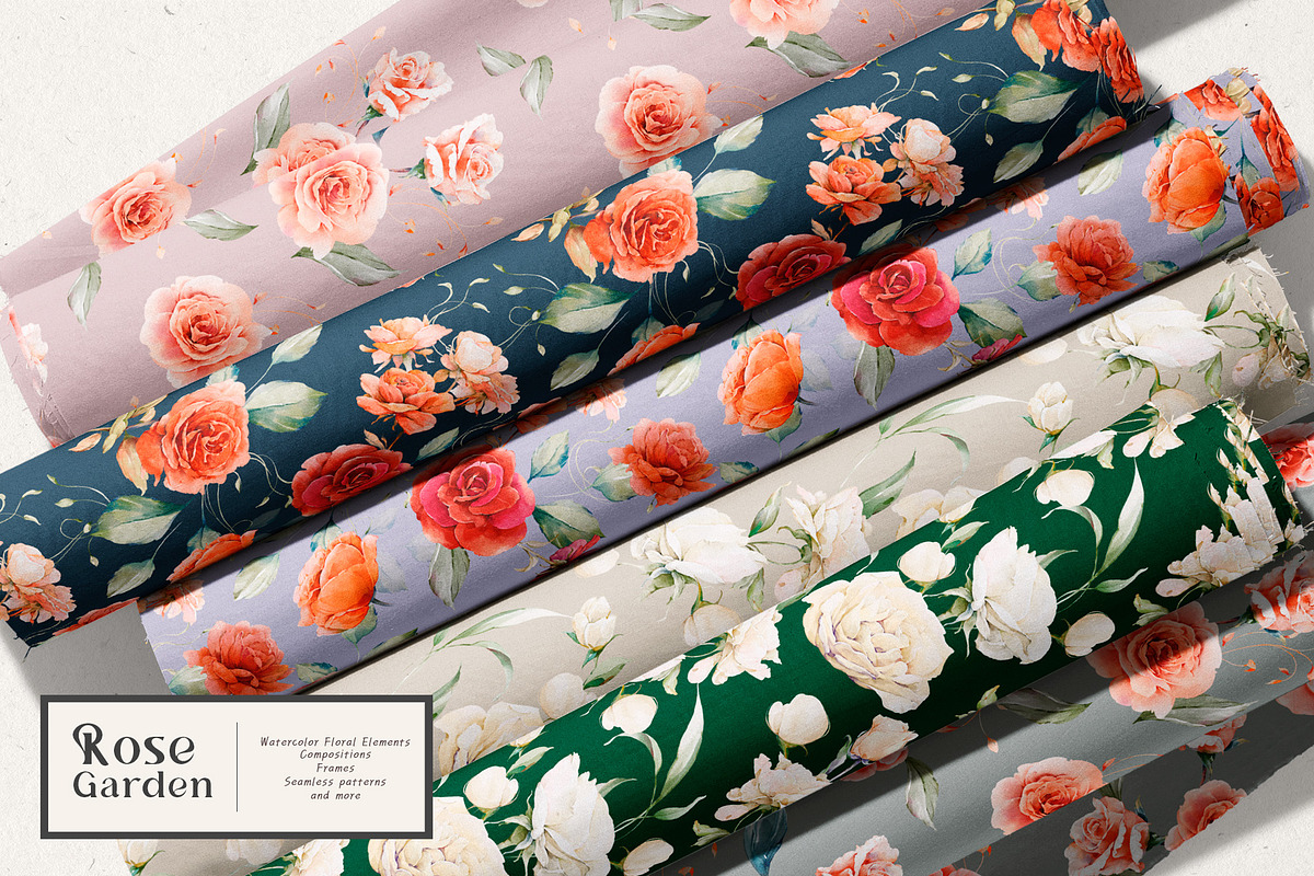Watercolor Rose Collection, a Decorative Illustration by Damian Roh (Photo 13 of 16)