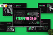 Streetwear - Fashion Google Slide, a Presentation Template by Deepslide Studio (Thumbnail 1 of 6)