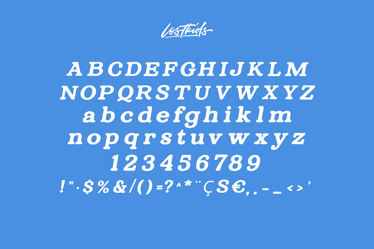 Cookies n' Cream Display Font + PSD, a Slab Serif Font by Lostkids (Photo 3 of 7)