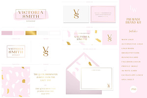 SALE! Premade Brand Kit Logo Design