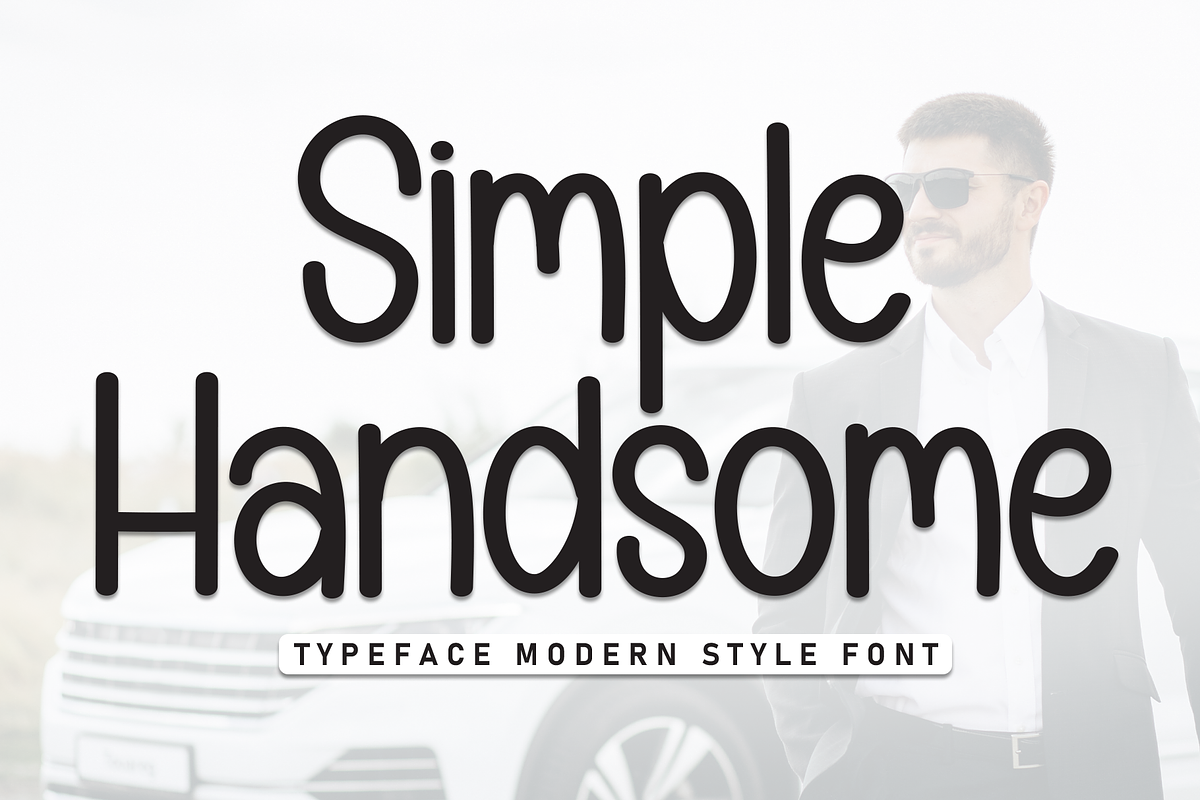 Simple Handsome | Script Font, a Script Font by Scratchones (Photo 1 of 7)