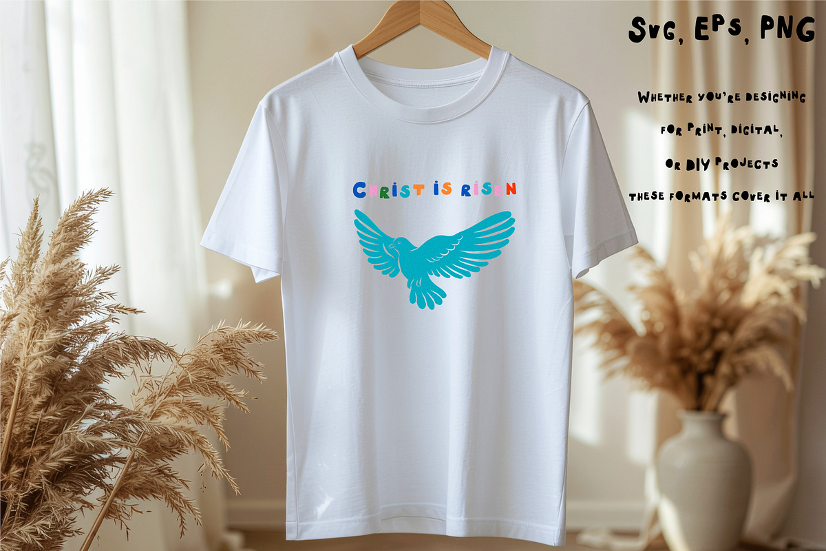 Easter Clipart Holy Spirit Dove, a Decorative Illustration by Anada Arty (Photo 4 of 6)