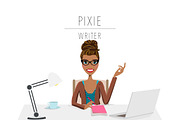Writer / Blogger Portrait Creator, a Person Illustration by Lauren Lesley Studio (Thumbnail 26 of 33)