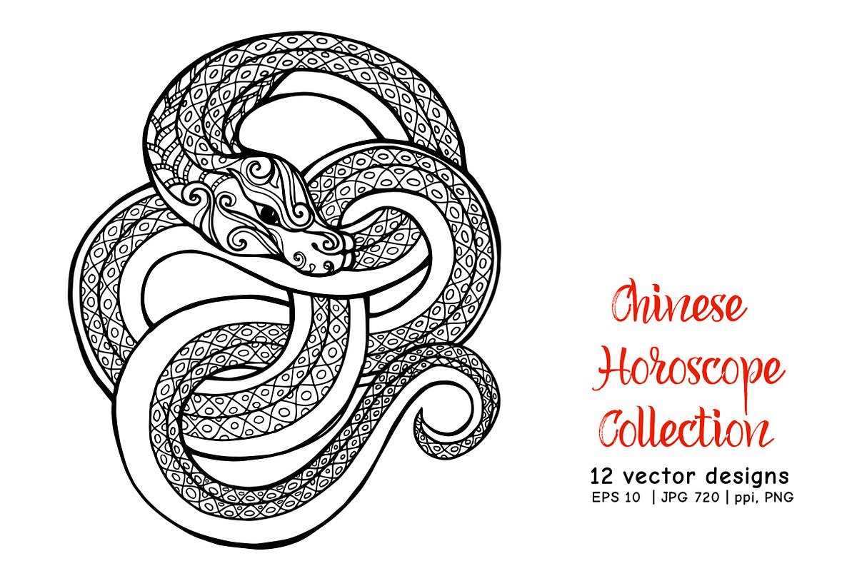 Chinese  Horoscope  Collection, an Illustration by Elen-Lane (Photo 4 of 4)