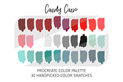 Procreate Christmas Color Palettes, a Palette Add-On by STUDIO 17 (Thumbnail 4 of 11)