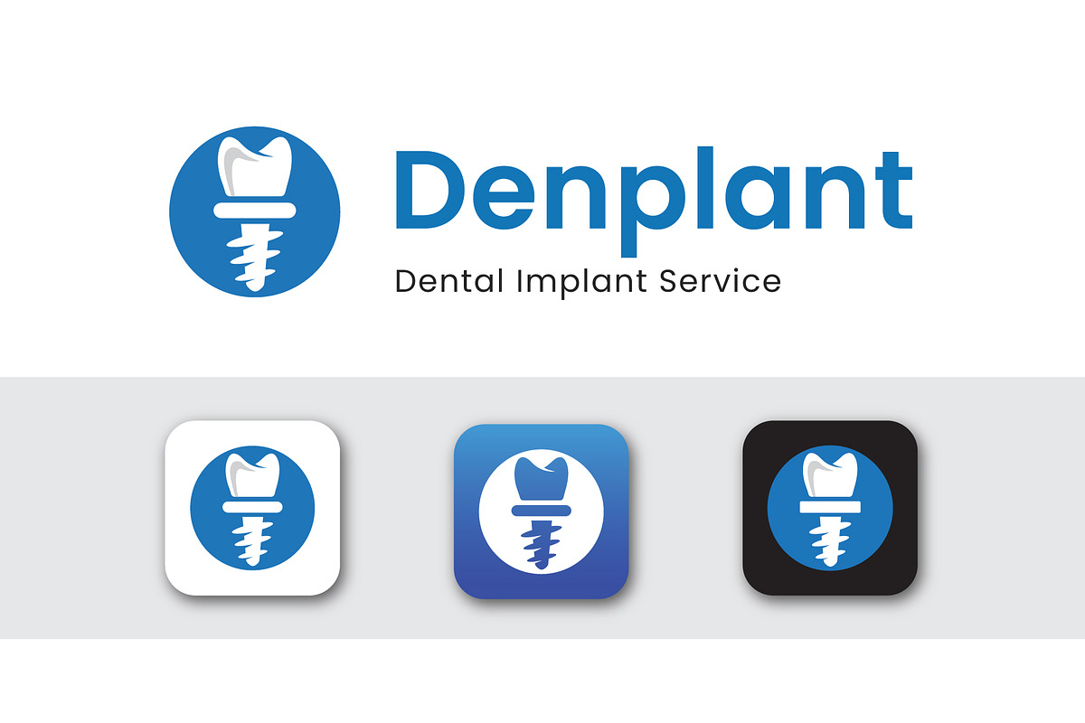 Dental Implant Logo, a Branding & Logo Template by Design Box (Photo 2 of 2)