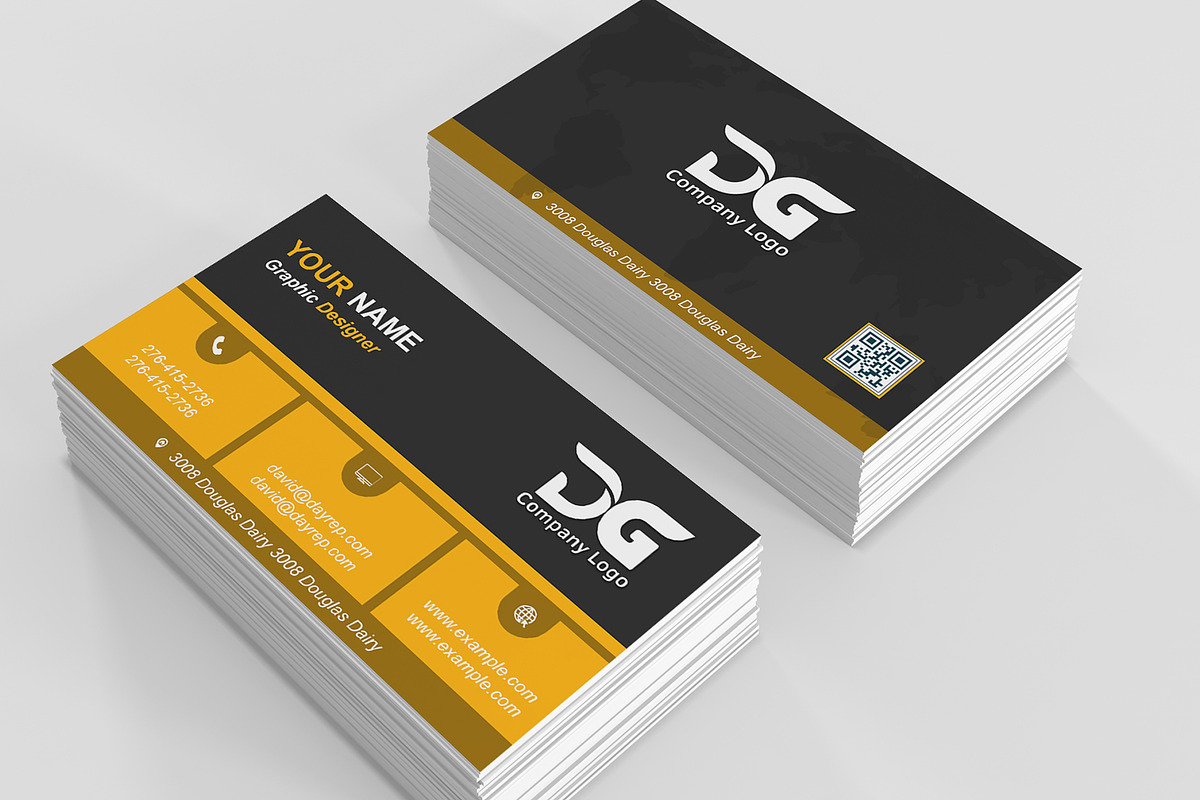 Editable Visiting Card Design preview 2
