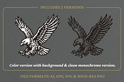 Retro illustration of a golden eagle, an Animal Illustration by lettett (Thumbnail 2 of 3)