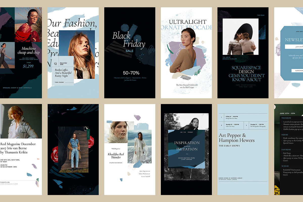 Violin 2.0 Social Media Kit, a Social Media Template by Amirzhanuly (Photo 16 of 24)