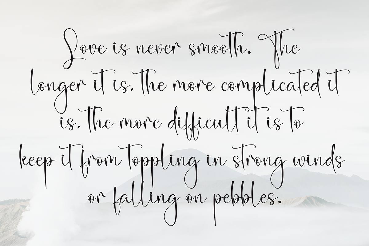 Ananta Signature | Script Font, a Handwritten Font by Scratchones (Photo 6 of 9)
