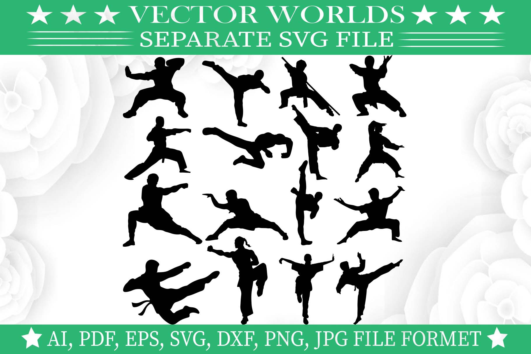 Kung Fu Karate Kung Fu Lover Svg by Vectorworlds  Creative Market