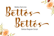 Bettos Font Duo, a Script Font by StudioRz (Thumbnail 8 of 8)