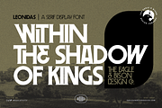 Leonidas, a Serif Font by Eagle & Bison Design Co. (Thumbnail 2 of 6)