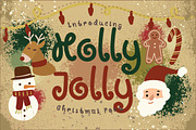 Holly Jolly Font, a Script Font by caocastudio (Thumbnail 1 of 5)