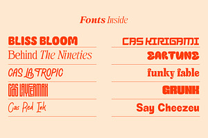 30% OFF Summer Fonts Bundle