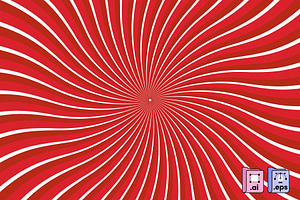 Flat Red Swirl Background, a Texture Illustration by MISS CHATZ