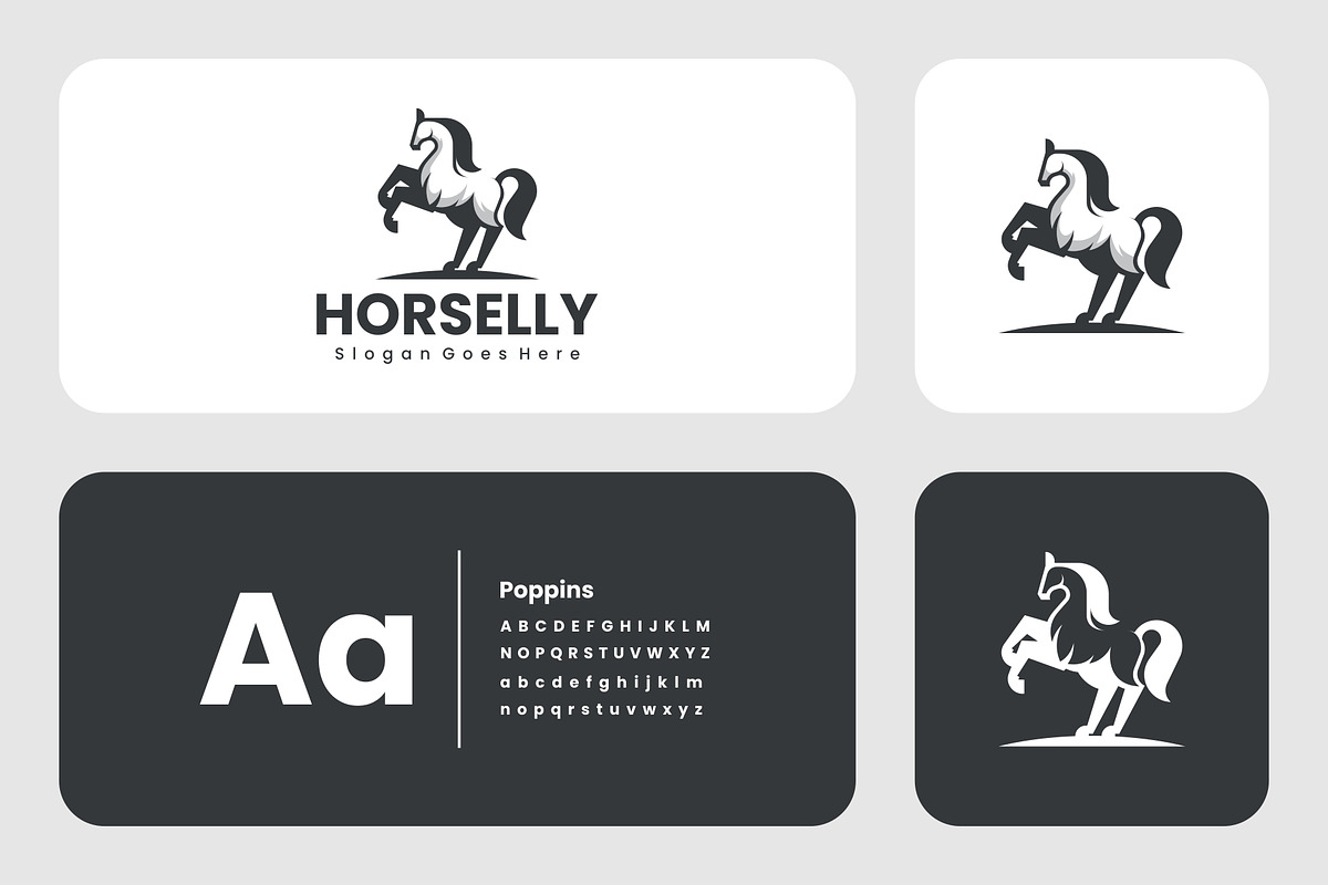 Minimalist Horse Logo Design, a Branding & Logo Template by Artnivora.Std (Photo 2 of 2)