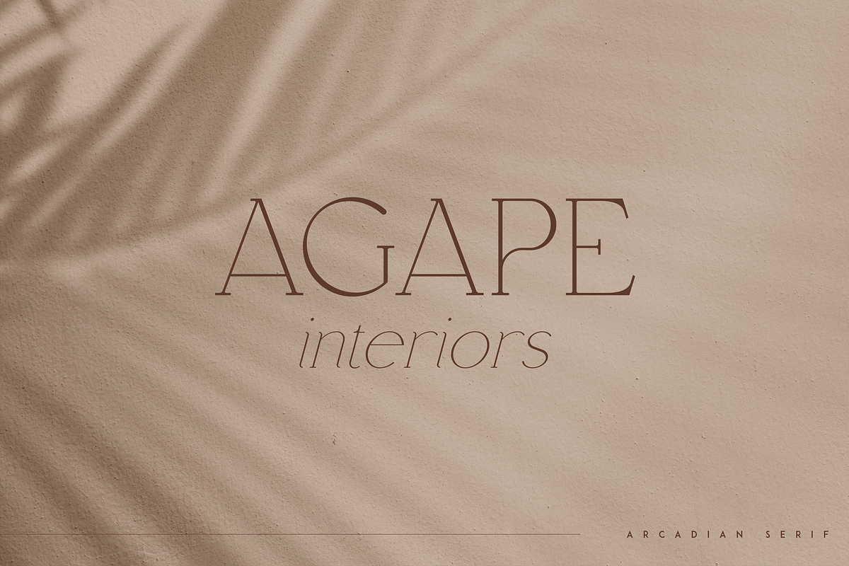Arcadian - elegant serif typeface, a Serif Font by Only Fonts (Photo 7 of 11)