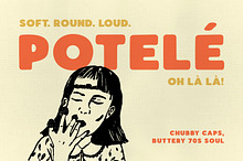 Potelé - Chubby Rounded Display Font