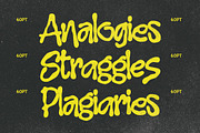 Bonices - Editorial Display Typeface, a Handwritten Font by Blankids Studio (Thumbnail 2 of 12)