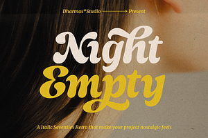 Night Empty - Italic Seventies Retro