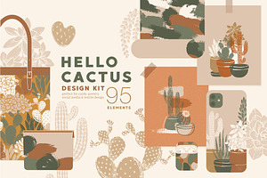 HELLO CACTUS — succulent design kit
