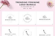 Trending Feminine Logo Bundle V01, a Branding & Logo Template by XpertgraphicD (Thumbnail 3 of 20)