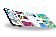 ALL 3D iPHONE MOCK-UP BUNDLE VOL-1, an iPhone Mockup by Graphicsworld125 (Thumbnail 42 of 62)