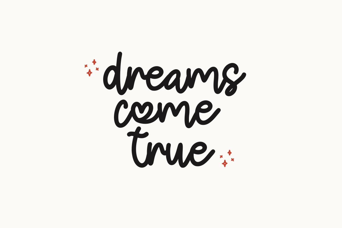 Peachy Romance - Cute Lovely Script, a Script Font by SaktiAvellin (Photo 3 of 8)