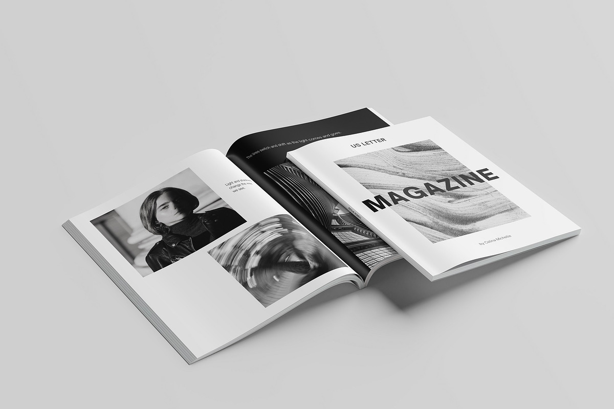 Us Letter Magazine Mockup, a Books & Magazine Mockup by Tokobeta (Photo 10 of 12)
