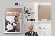 Works / Portfolio Template Canva, a Brochure Template by Pixelpick (Thumbnail 1 of 9)