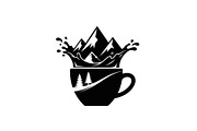 Mountain Coffee Cup Design Bundle, an Illustration by yasushie (Thumbnail 12 of 31)