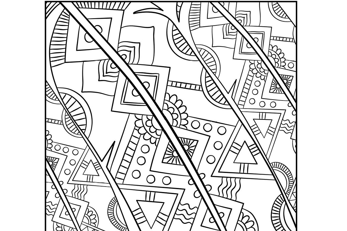 Aztecs, Mayas & Incas Coloring Pages, a Seasonal Illustration by Sourcedigi (Photo 5 of 6)