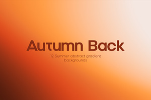Autumn Abstract Gradient Collection