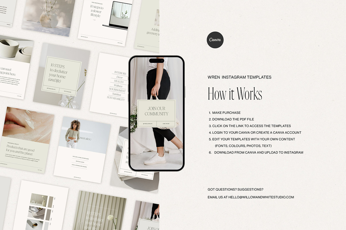 100+ Minimal Instagram Templates, a Social Media Template by Willow & White Studio (Photo 11 of 11)