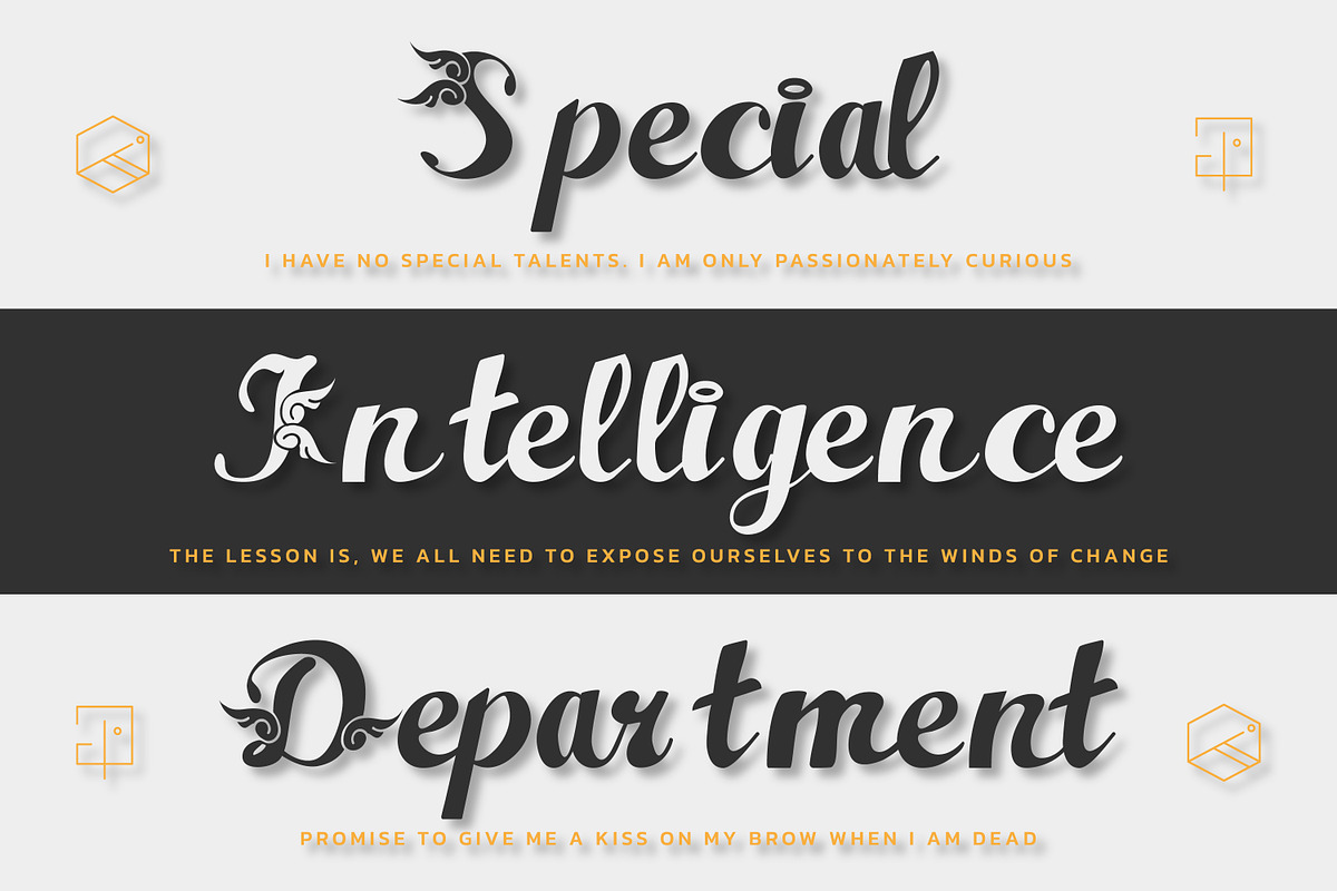Antusias Script Font, a Script Font by infernostudio3 (Photo 3 of 10)