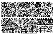 Vintage Fruits Folk Art, a Decorative Illustration by devastd (Thumbnail 11 of 27)