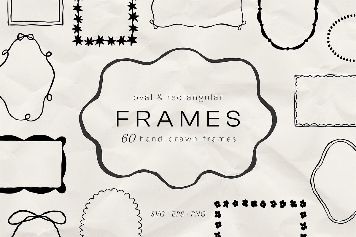 Oval and rectangular frames, an Object Graphic by kondratya (Photo 1 of 13)