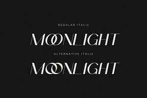 Moonlight - Modern Sans Serif