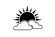 Sun Behind Clouds Silhouette Bundle, an Illustration by Gaye Art (Thumbnail 20 of 31)