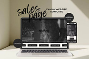 Canva One-Page Sales Page Template, a Landing Page Template by Ivyandpalette (Thumbnail 6 of 7)