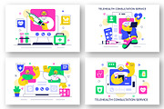 10 Telehealth Consultation Service, a Healthcare Illustration by denayunebgt (Thumbnail 4 of 4)