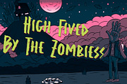 Zombies Ode – Halloween Brush Font, a Handwritten Font by Dm Studio (Thumbnail 2 of 10)