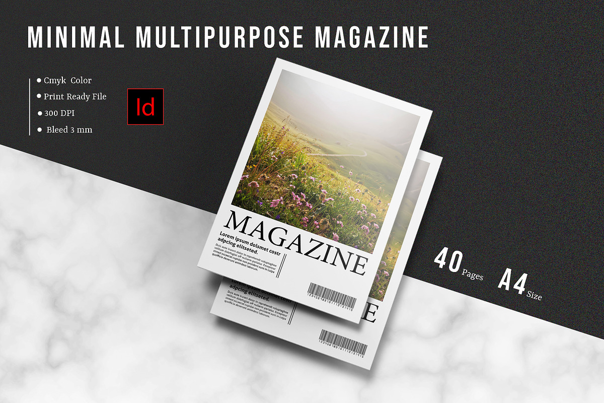 Minimal Multipurpose Magazine, a Magazine Template by Template Shop (Photo 1 of 22)