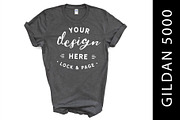 Gildan 5000 Mockup TShirt Bundle, a Shirt Mockup by lock and page (Thumbnail 8 of 22)
