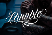 Chicano Font | Tattoo Style, a Script Font by Muntab_Art (Thumbnail 2 of 9)