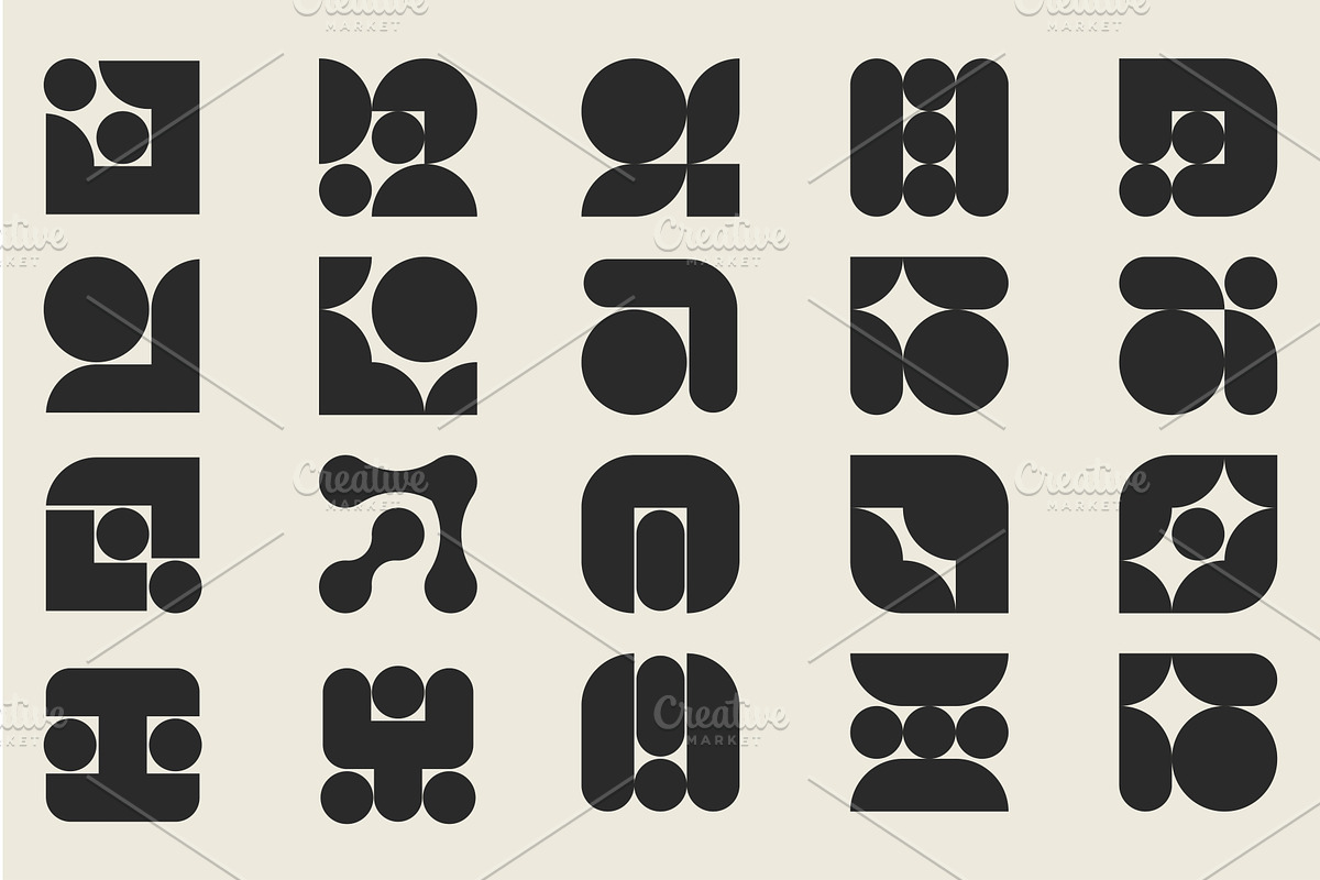 Y2K Geometric Shapes, an Object Illustration by alexdndz